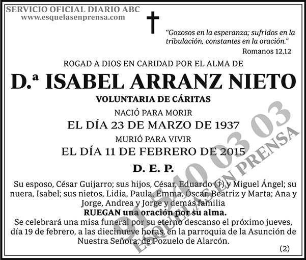 Isabel Arranz Nieto